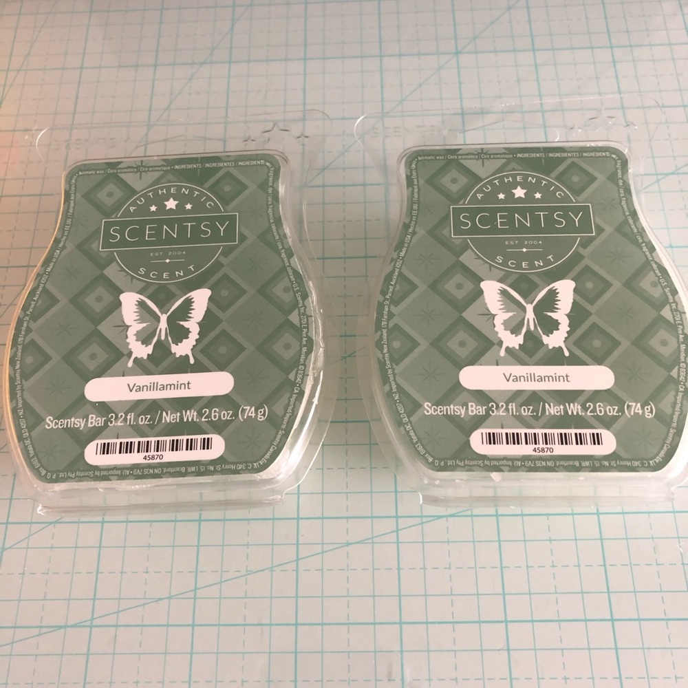 Scentsy Vanilla Mint Bar New Retired